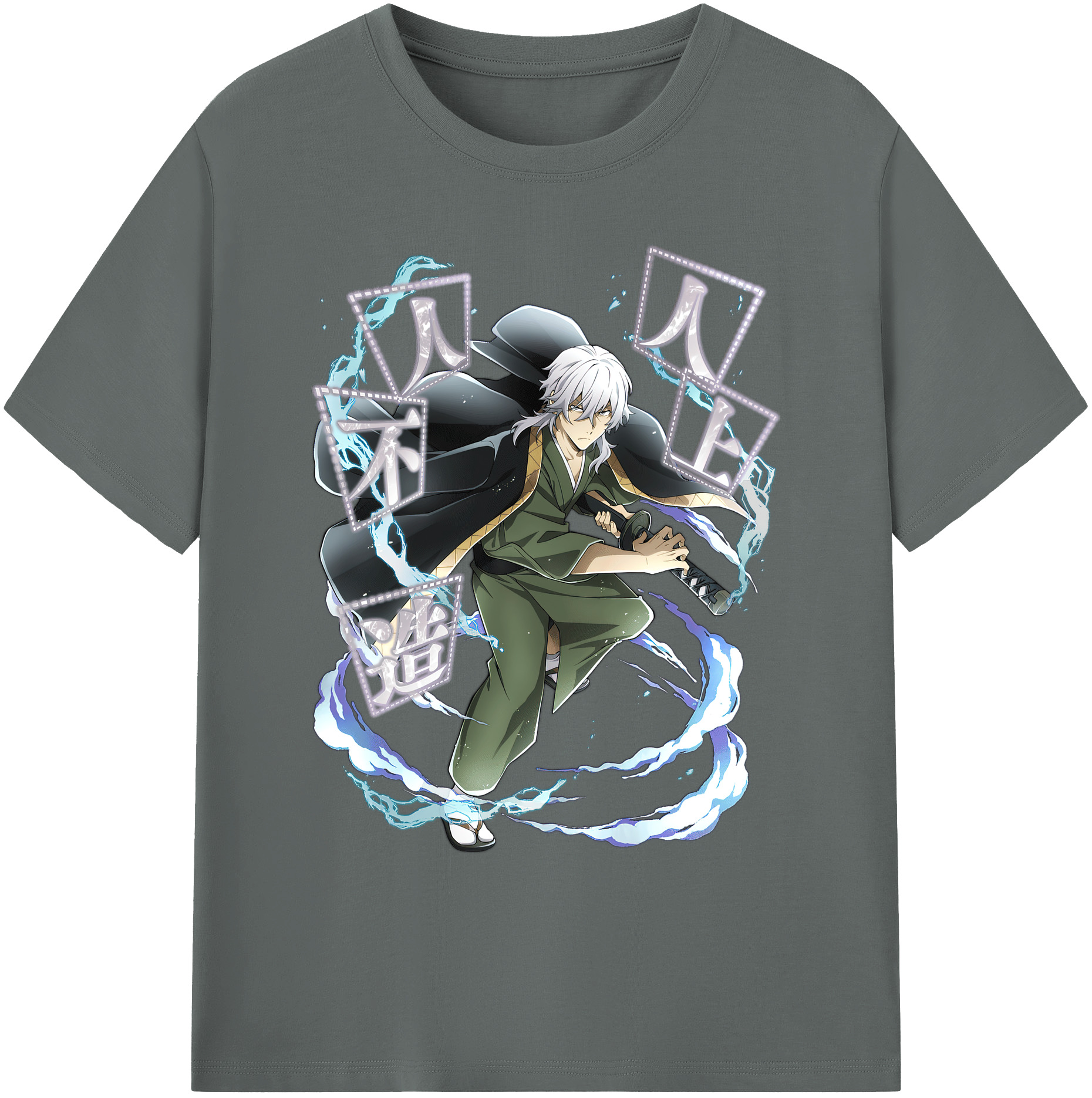 （画像用） 文豪ストレイドッグス Bungo Stray Dogs 綿100％ メンズ半袖Tシャツ｜肌触りやわらか＆通気性